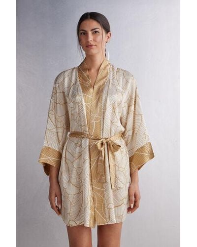 Intimissimi Kimono in Raso Golden Hour - Neutro
