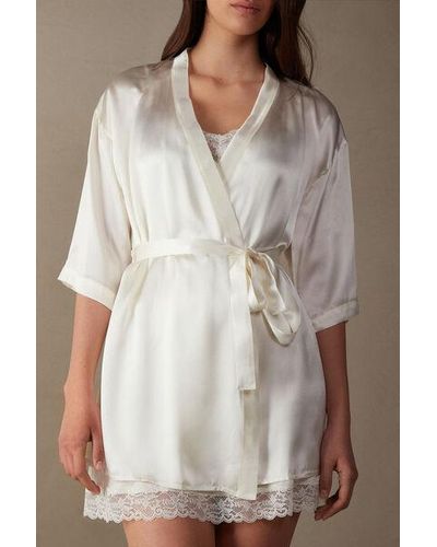 Intimissimi Kimono en soie - Blanc