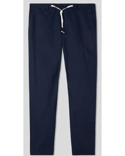 Intimissimi Pantalone Lungo in Lino e Cotone - Blu