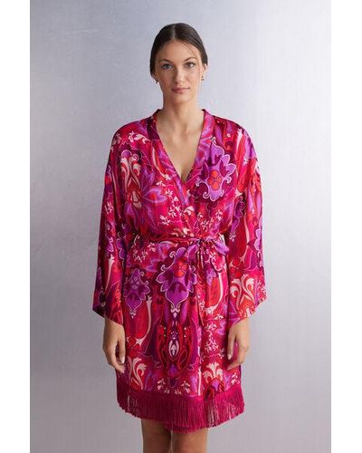 Intimissimi Kimono en viscose SENSUAL FLOWERS - Rose