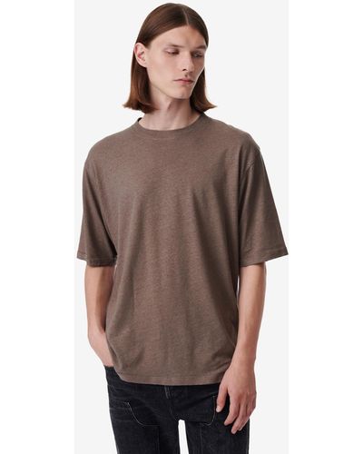 IRO Keo Round-neck T-shirt - Brown
