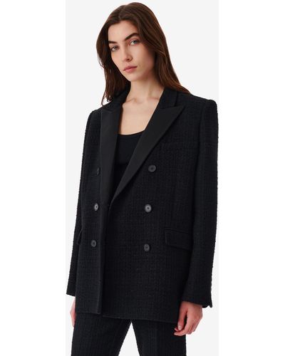 IRO VESTE DE TAILLEUR EN TWEED ADELAIDE - Noir