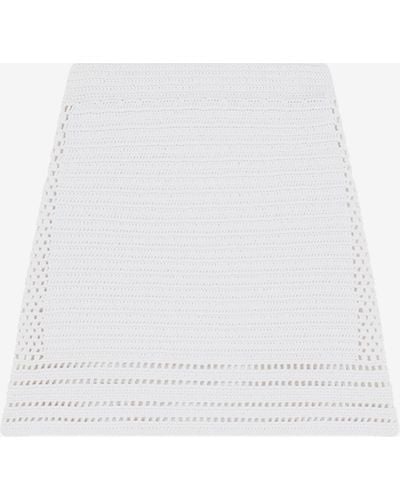 IRO Kamile Crochet Miniskirt - White