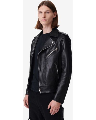 IRO Opera Leather Biker Jacket - Black