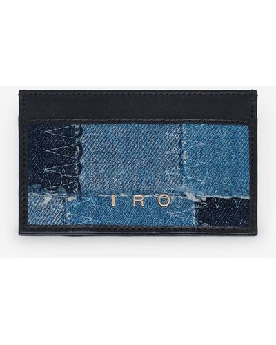 IRO Cardi Denim Cardholder - Blue