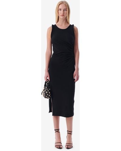 IRO Amel Cut-out Jersey Midi Dress - Black