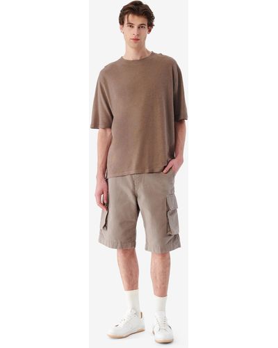 IRO Jooby Denim Cargo Shorts - Brown