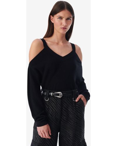 IRO Mahala Cut-out Sweater - Black