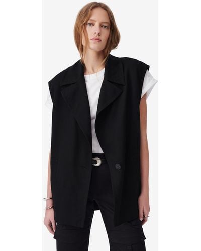 IRO Karine Sleeveless Suit Jacket - Black