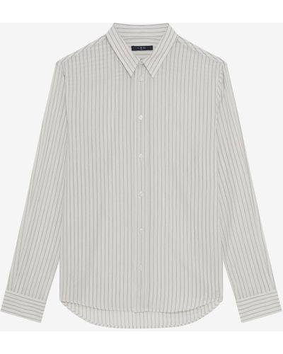 IRO Isaac Classic Striped Shirt - White