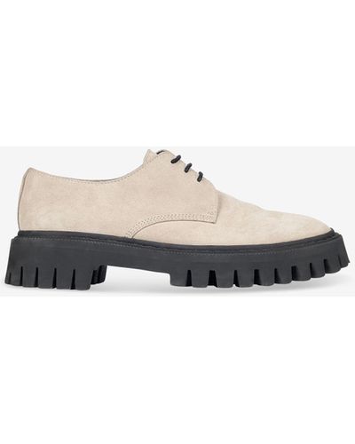 IRO CHAUSSURES À LACETS KOSMIC LOW SUEDE - Blanc
