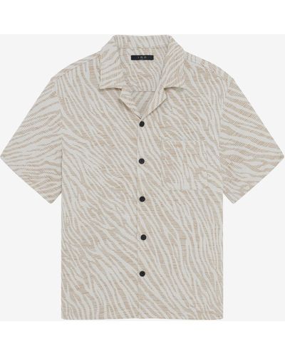 IRO Nahel Zebra-patterned Shirt - White