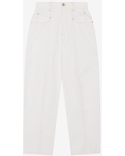 Isabel Marant Pantalon Vetan - Blanc