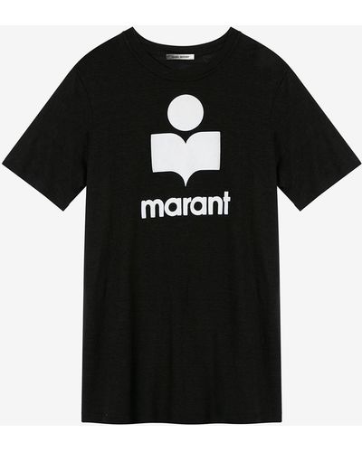 Isabel Marant T-shirt Karman Mit Logo - Schwarz