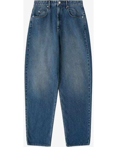 Isabel Marant Jeans Corsy In Oversized-passform - Blau
