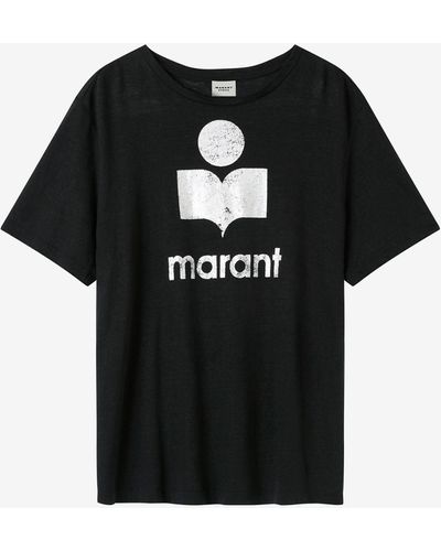 Isabel Marant Tee-shirt Logo Zewel - Noir