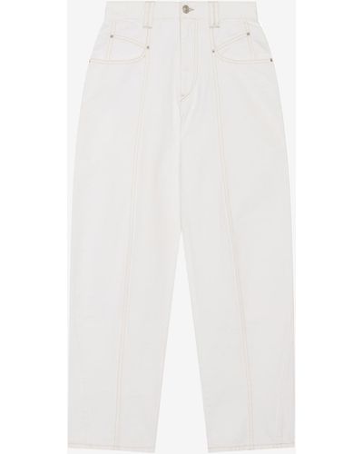 Isabel Marant Pantalon Vetan - Blanc