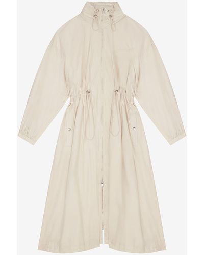 Isabel Marant Berthely Cotton Trench Coat - Weiß