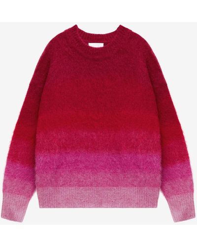Étoile Isabel Marant Pullover Drussell Aus Mohair - Rot
