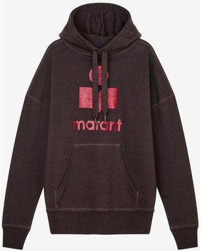 Isabel Marant Oversize-kapuzensweatshirt Mansel - Rot