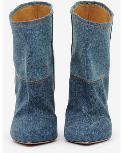 Isabel Marant Boots Denim Miyako - Bleu