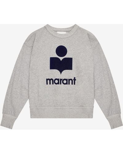 Isabel Marant Sweatshirt À Logo Mobyli - Blanc