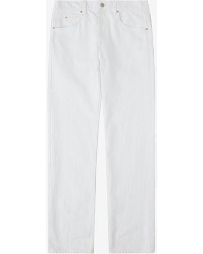 Isabel Marant Pantalon En Denim Joakim - Blanc