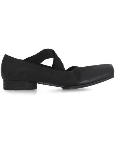 Uma Wang Leather Ballerinas - Black