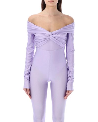 ANDAMANE Kendall Bodysuit - Purple