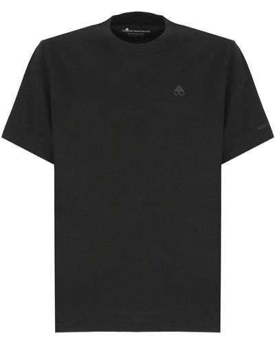 Moose Knuckles T-shirts And Polos Black