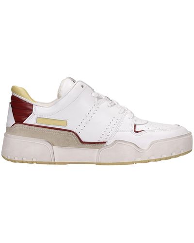 Isabel Marant Emreeh Trainers In Leather - White