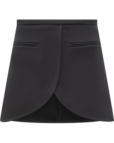Courreges Courreges Ellipse Miniskirt - Black