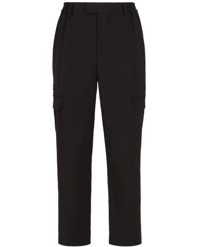 Represent Wide Pants With Side Pockets - Black