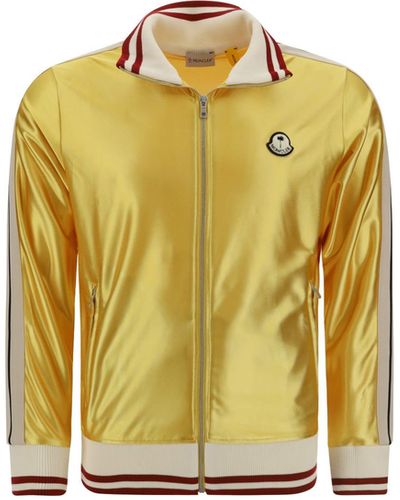 8 MONCLER PALM ANGELS Palm Angels X Moncler Track Sweatshirt - Yellow