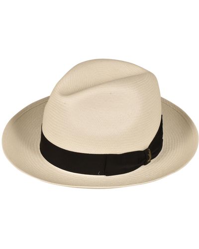 Borsalino Classic Weave Cowboy Hat - Natural