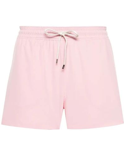 Ralph Lauren Swim Shorts With Embroidered Pony - Pink