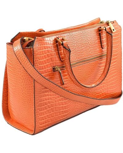 Guess Leather Handbag - Orange