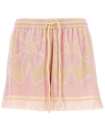 Zimmermann Pop Towelling Shorts - Pink