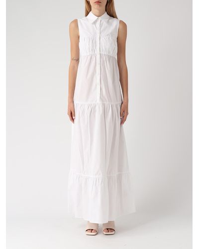 Patrizia Pepe Cotton Dress - White