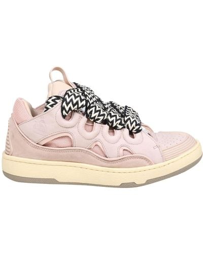 Lanvin Leather Trainers - Pink