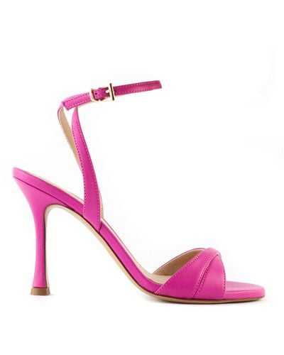 Roberto Festa Leather Donna Sandal - Pink