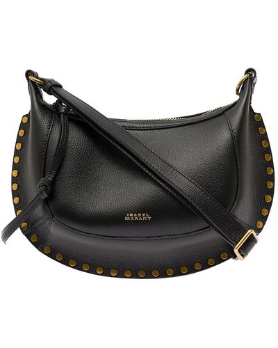 Isabel Marant Oskan Moon Shoulder Bag - Black