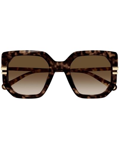Chloé Ch0240S 002 Sunglasses - Brown