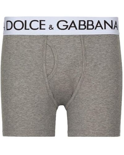 Dolce & Gabbana Boxers With Logo - Gray