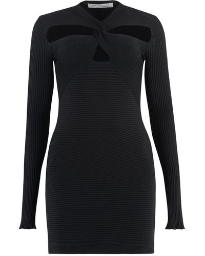 Philosophy Di Lorenzo Serafini Cut-out Detail Sweater Dress - Black