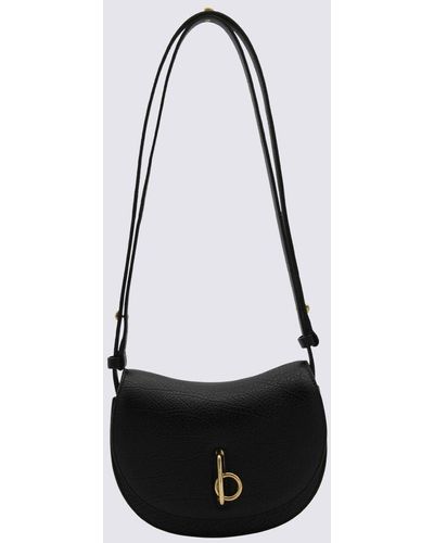 Burberry Black Leather Rocking Shoulder Bag