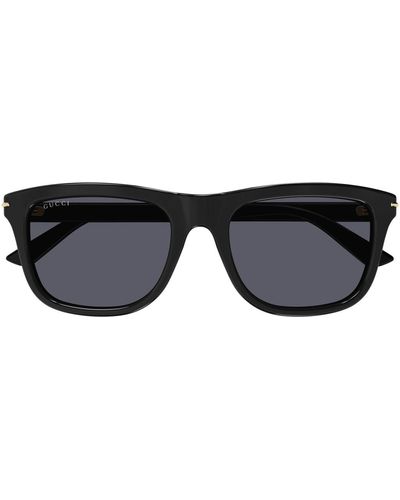 Gucci GG1444S Linea Lettering Sunglasses - Black