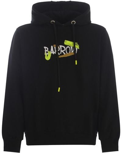 Barrow Sweatshirt Smile Made Of Cotton - Black