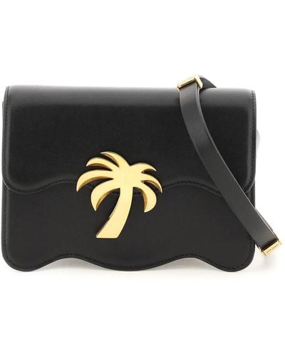 Palm Angels Medium 'palm Beach' Bag - Black