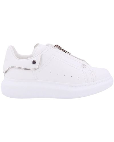 Alexander McQueen Oversized Lace-up Sneakers - White